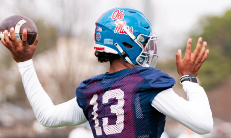 TRENDING: Ole Miss Rebels’ standout quarterback works out with NFL top sensational star