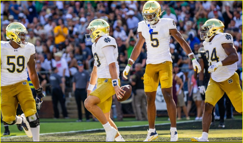 Notre Dame football legacy commit explodes week in and week out